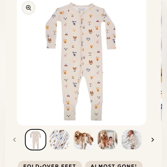 Brave Little Ones Zipper Romper NWT - Picture 2 of 6